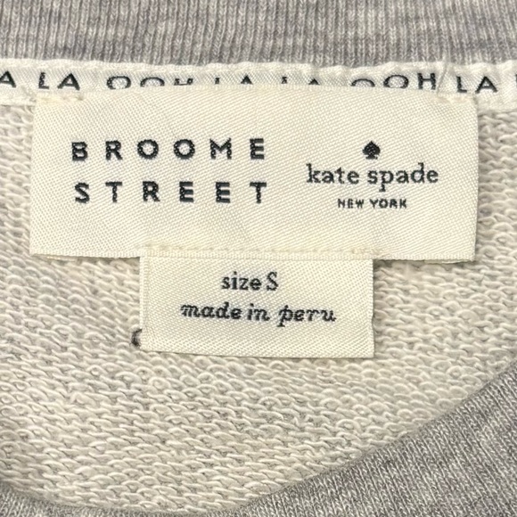 Kate Spade Broome Street sweatshirt- size S - Picture 5 of 5